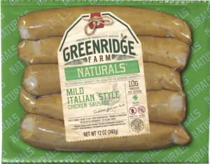 Greenridge Farm Mild Italian Style Chicken Sausage