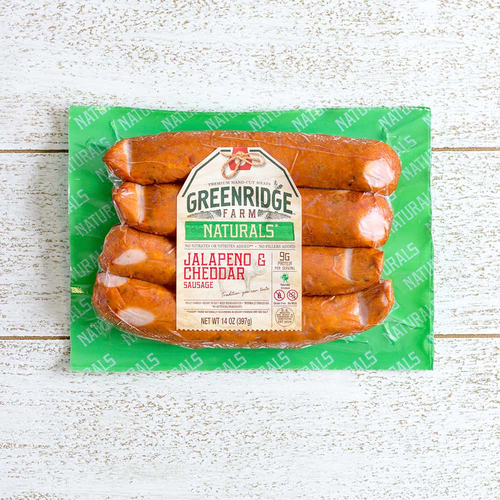 Jalapeño And Cheddar Sausage | Greenridge Farm